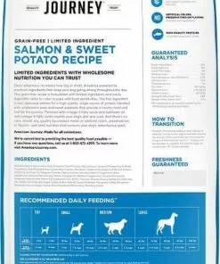 American Journey Limited Ingredient Salmon & Sweet Potato Recipe Grain-Free Dry Food + Limited Ingredient Diet Lamb & Sweet Potato Recipe Grain-Free Canned Dog Food -American Journey Store 292610 PT2. SY630 V1619991153