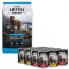 American Journey Salmon & Sweet Potato Recipe Grain-Free Dry Food, 24-lb bag + Stews Poultry & Beef Grain-Free Canned Dog Food -American Journey Store 292624 MAIN. SY630 V1619983053