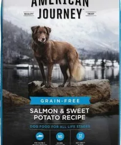 American Journey Salmon & Sweet Potato Recipe Grain-Free Dry Food, 24-lb bag + Stews Poultry & Beef Grain-Free Canned Dog Food 10 American Journey Salmon & Sweet Potato Recipe Grain-Free Dry Food, 24-lb bag + Stews Poultry & Beef Grain-Free Canned Dog Food -American Journey Store 292624 PT1. SY630 V1620000122