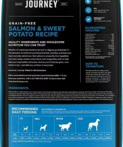 American Journey Salmon & Sweet Potato Recipe Grain-Free Dry Food, 24-lb bag + Stews Poultry & Beef Grain-Free Canned Dog Food 11 American Journey Salmon & Sweet Potato Recipe Grain-Free Dry Food, 24-lb bag + Stews Poultry & Beef Grain-Free Canned Dog Food -American Journey Store 292624 PT2. SY630 V1619990838