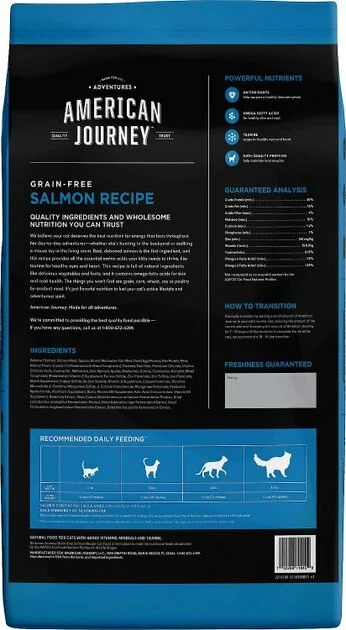 American Journey||Frisco American Journey Salmon Recipe Grain-Free Dry Food + Frisco Cat Tracks Butterfly Cat Toy 5 American Journey||Frisco American Journey Salmon Recipe Grain-Free Dry Food + Frisco Cat Tracks Butterfly Cat Toy - Image 3