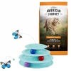 American Journey||Frisco American Journey Turkey & Chicken Recipe Grain-Free Dry Food + Frisco Cat Tracks Butterfly Cat Toy -American Journey Store 292648 MAIN. SY630 V1620001641