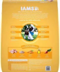 Iams||American Journey Iams ProActive Health Smart Puppy Large Breed Dry Food, 30.6-lb bag + American Journey Beef Recipe Grain-Free Soft & Chewy Training Bits Dog Treats -American Journey Store 293260 PT2. SY630 V1619987836