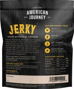 American Journey Beef Jerky Grain-Free Dog Treats, 6.5-oz bag + American Journey Chicken Jerky Grain-Free Dog Treats, 6.5-oz bag -American Journey Store 297684 PT5. SY630 V1621270352