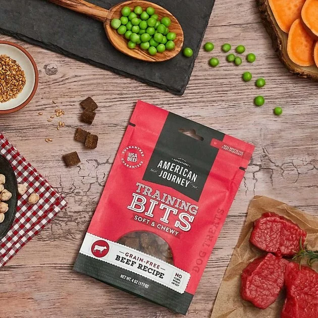 American Journey Beef Recipe Grain-Free Soft & Chewy Training Bits Dog Treats, 4-oz bag + American Journey Chicken Recipe Grain-Free Soft & Chewy Training Bits Dog Treats, 4-oz bag 6 American Journey Beef Recipe Grain-Free Soft & Chewy Training Bits Dog Treats, 4-oz bag + American Journey Chicken Recipe Grain-Free Soft & Chewy Training Bits Dog Treats, 4-oz bag - Image 4