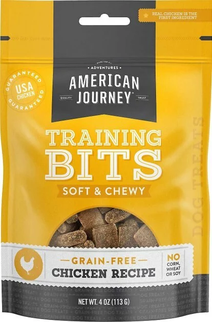 American Journey Beef Recipe Grain-Free Soft & Chewy Training Bits Dog Treats, 4-oz bag + American Journey Chicken Recipe Grain-Free Soft & Chewy Training Bits Dog Treats, 4-oz bag 8 American Journey Beef Recipe Grain-Free Soft & Chewy Training Bits Dog Treats, 4-oz bag + American Journey Chicken Recipe Grain-Free Soft & Chewy Training Bits Dog Treats, 4-oz bag - Image 6