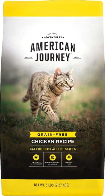 American Journey||Blue Buffalo American Journey Chicken Recipe Grain-Free Dry Cat Food, 5-lb bag + Blue Buffalo Wilderness Chicken Recipe Grain-Free Dry Cat Food, 6-lb bag 4 American Journey||Blue Buffalo American Journey Chicken Recipe Grain-Free Dry Cat Food, 5-lb bag + Blue Buffalo Wilderness Chicken Recipe Grain-Free Dry Cat Food, 6-lb bag - Image 2