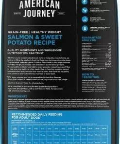 American Journey||Tylee's American Journey Healthy Weight Salmon & Sweet Potato Recipe Grain-Free Dry Dog Food, 24-lb bag + Tylee's Freeze-Dried Mixers for Dogs, Chicken & Salmon Recipe, 18oz -American Journey Store 297698 PT2. SY630 V1621264934