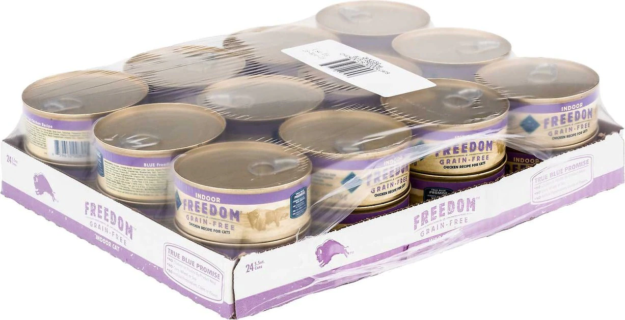 American Journey||Blue Buffalo American Journey Indoor Pate Chicken Recipe Grain-Free Canned Cat Food, 5.5-oz, case of 24 + Blue Buffalo Freedom Indoor Adult Chicken Recipe Grain-Free Canned Cat Food, 5.5-oz, case of 24 10 American Journey||Blue Buffalo American Journey Indoor Pate Chicken Recipe Grain-Free Canned Cat Food, 5.5-oz, case of 24 + Blue Buffalo Freedom Indoor Adult Chicken Recipe Grain-Free Canned Cat Food, 5.5-oz, case of 24 - Image 8