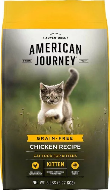 American Journey Kitten Chicken Recipe Grain-Free Dry Cat Food, 5-lb bag + American Journey Kitten Pate Chicken Recipe Grain-Free Canned Cat Food, 3-oz, case of 24 4 American Journey Kitten Chicken Recipe Grain-Free Dry Cat Food, 5-lb bag + American Journey Kitten Pate Chicken Recipe Grain-Free Canned Cat Food, 3-oz, case of 24 - Image 2