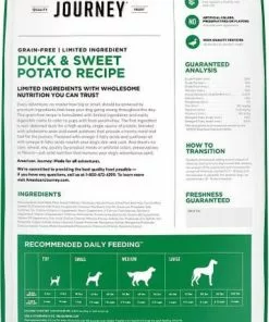 American Journey Limited Ingredient Duck & Sweet Potato Recipe Grain-Free Dry Dog Food, 24-lb bag + American Journey Limited Ingredient Diet Duck & Sweet Potato Recipe Grain-Free Canned Dog Food, 12.5-oz, case of 12 -American Journey Store 297750 PT2. SY630 V1621301249
