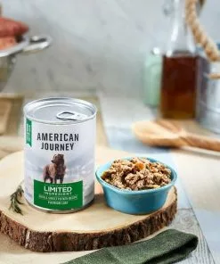 American Journey Limited Ingredient Duck & Sweet Potato Recipe Grain-Free Dry Dog Food, 24-lb bag + American Journey Limited Ingredient Diet Duck & Sweet Potato Recipe Grain-Free Canned Dog Food, 12.5-oz, case of 12 -American Journey Store 297750 PT5. SY630 V1621289256