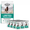 American Journey Limited Ingredient Lamb & Sweet Potato Recipe Grain-Free Dry Dog Food, 24-lb bag + American Journey Limited Ingredient Diet Lamb & Sweet Potato Recipe Grain-Free Canned Dog Food, 12.5-oz, case of 12