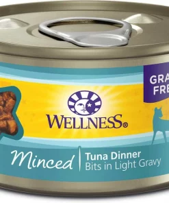 American Journey||Wellness American Journey Minced Chicken & Tuna Recipe in Gravy Grain-Free Canned Cat Food, 3-oz, case of 24 + Wellness Minced Tuna Dinner Grain-Free Canned Cat Food, 3-oz, case of 24 -American Journey Store 297758 PT4. SY630 V1621302143