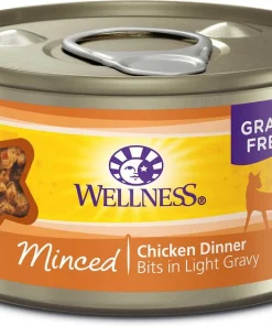 American Journey||Wellness American Journey Minced Chicken & Turkey Recipe in Gravy Grain-Free Canned Cat Food, 3-oz, case of 24 + Wellness Minced Chicken Dinner Grain-Free Canned Cat Food, 3-oz, case of 24 -American Journey Store 297762 PT4. SY630 V1623339150