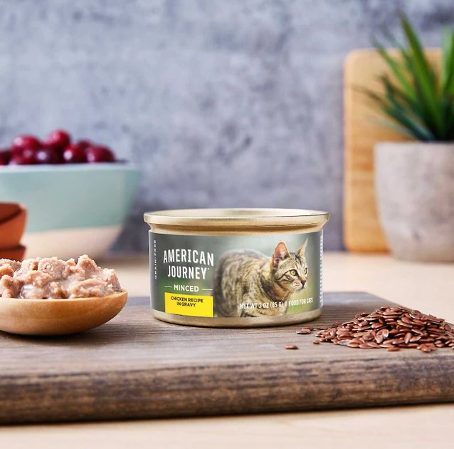 American Journey||Wellness American Journey Minced Chicken Recipe in Gravy Grain-Free Canned Cat Food, 3-oz, case of 24 + Wellness Minced Chicken Dinner Grain-Free Canned Cat Food, 3-oz, case of 24 5 American Journey||Wellness American Journey Minced Chicken Recipe in Gravy Grain-Free Canned Cat Food, 3-oz, case of 24 + Wellness Minced Chicken Dinner Grain-Free Canned Cat Food, 3-oz, case of 24 - Image 3