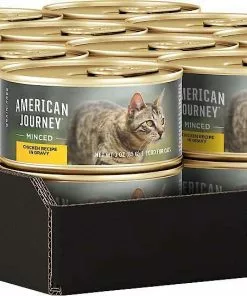 American Journey||Wellness American Journey Minced Chicken Recipe in Gravy Grain-Free Canned Cat Food, 3-oz, case of 24 + Wellness Minced Chicken Dinner Grain-Free Canned Cat Food, 3-oz, case of 24 11 American Journey||Wellness American Journey Minced Chicken Recipe in Gravy Grain-Free Canned Cat Food, 3-oz, case of 24 + Wellness Minced Chicken Dinner Grain-Free Canned Cat Food, 3-oz, case of 24 -American Journey Store 297764 PT3. SY630 V1623253067