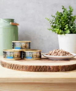 American Journey||Wellness American Journey Minced Salmon & Tuna Recipe in Gravy Grain-Free Canned Cat Food, 5.5-oz, case of 24 + Wellness Minced Turkey & Salmon Entree Grain-Free Canned Cat Food, 5.5-oz, case of 24 -American Journey Store 297780 PT2. SY630 V1621259531