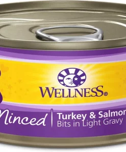 American Journey||Wellness American Journey Minced Salmon & Tuna Recipe in Gravy Grain-Free Canned Cat Food, 5.5-oz, case of 24 + Wellness Minced Turkey & Salmon Entree Grain-Free Canned Cat Food, 5.5-oz, case of 24 -American Journey Store 297780 PT4. SY630 V1621259532