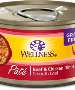 American Journey||Wellness American Journey Pate Beef & Chicken Recipe Grain-Free Canned Cat Food, 3-oz, case of 24 + Wellness Complete Health Adult Beef & Chicken Formula Grain-Free Canned Cat Food, 3-oz, case of 24 12 American Journey||Wellness American Journey Pate Beef & Chicken Recipe Grain-Free Canned Cat Food, 3-oz, case of 24 + Wellness Complete Health Adult Beef & Chicken Formula Grain-Free Canned Cat Food, 3-oz, case of 24 -American Journey Store 297786 PT4. SY630 V1621261063