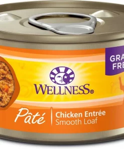 American Journey||Wellness American Journey Pate Chicken Recipe Grain-Free Canned Cat Food, 3-oz, case of 24 + Wellness Complete Health Pate Chicken Entree Grain-Free Canned Cat Food, 3-oz, case of 24 -American Journey Store 297790 PT4. SY630 V1623253353