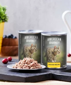 American Journey||Wellness American Journey Pate Poultry Variety Pack Grain-Free Canned Cat Food, 12.5-oz, case of 12 + Wellness Complete Health Poultry Lovers Pate Variety Pack Grain-Free Canned Cat Food, 5.5-oz, case of 30 -American Journey Store 297796 PT2. SY630 V1623251847