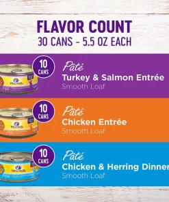 American Journey||Wellness American Journey Pate Poultry Variety Pack Grain-Free Canned Cat Food, 12.5-oz, case of 12 + Wellness Complete Health Poultry Lovers Pate Variety Pack Grain-Free Canned Cat Food, 5.5-oz, case of 30 -American Journey Store 297796 PT5. SY630 V1623256056