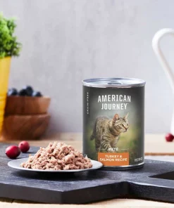 American Journey||Wellness American Journey Pate Turkey & Salmon Recipe Grain-Free Canned Cat Food, 12.5-oz, case of 12 + Wellness Complete Health Turkey & Salmon Formula Grain-Free Canned Cat Food, 12.5-oz, case of 12 -American Journey Store 297800 PT2. SY630 V1621266432