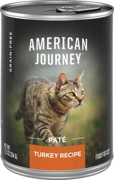 American Journey||Wellness American Journey Pate Turkey Recipe Grain-Free Canned Cat Food, 12.5-oz, case of 12 + Wellness Complete Health Turkey Formula Grain-Free Canned Cat Food, 12.5-oz, case of 12 4 American Journey||Wellness American Journey Pate Turkey Recipe Grain-Free Canned Cat Food, 12.5-oz, case of 12 + Wellness Complete Health Turkey Formula Grain-Free Canned Cat Food, 12.5-oz, case of 12 - Image 2