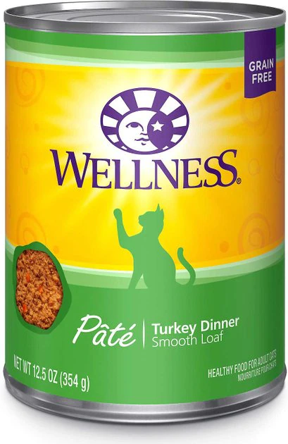 American Journey||Wellness American Journey Pate Turkey Recipe Grain-Free Canned Cat Food, 12.5-oz, case of 12 + Wellness Complete Health Turkey Formula Grain-Free Canned Cat Food, 12.5-oz, case of 12 7 American Journey||Wellness American Journey Pate Turkey Recipe Grain-Free Canned Cat Food, 12.5-oz, case of 12 + Wellness Complete Health Turkey Formula Grain-Free Canned Cat Food, 12.5-oz, case of 12 - Image 5