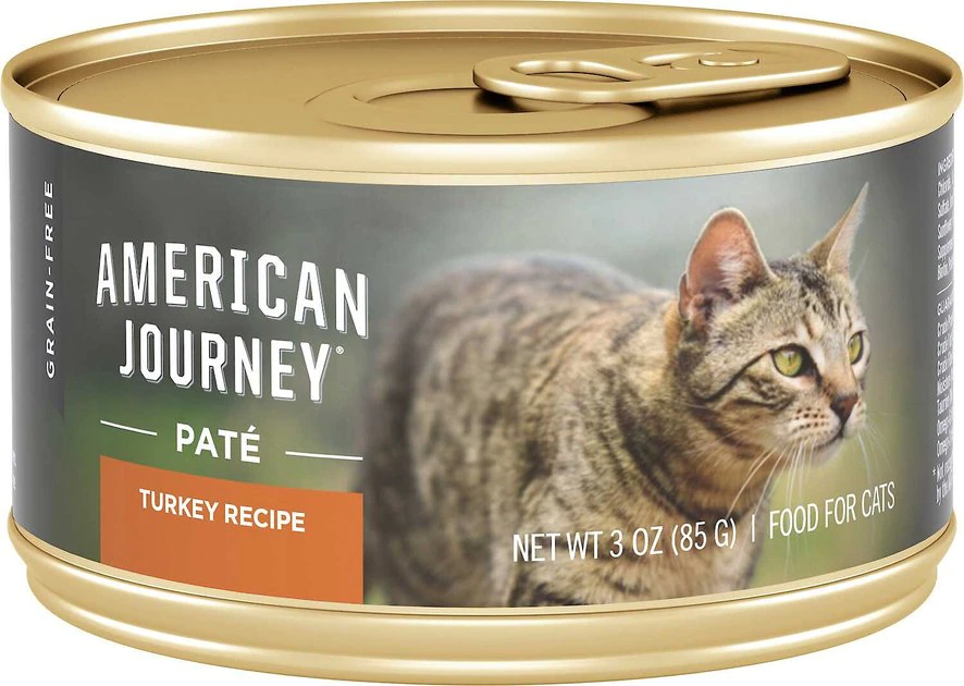 American Journey||Wellness American Journey Pate Turkey Recipe Grain-Free Canned Cat Food, 3-oz, case of 24 + Wellness Complete Health Turkey Formula Grain-Free Canned Cat Food, 3-oz, case of 24 4 American Journey||Wellness American Journey Pate Turkey Recipe Grain-Free Canned Cat Food, 3-oz, case of 24 + Wellness Complete Health Turkey Formula Grain-Free Canned Cat Food, 3-oz, case of 24 - Image 2