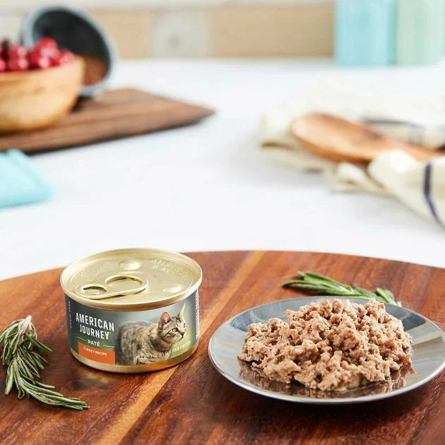 American Journey||Wellness American Journey Pate Turkey Recipe Grain-Free Canned Cat Food, 3-oz, case of 24 + Wellness Complete Health Turkey Formula Grain-Free Canned Cat Food, 3-oz, case of 24 5 American Journey||Wellness American Journey Pate Turkey Recipe Grain-Free Canned Cat Food, 3-oz, case of 24 + Wellness Complete Health Turkey Formula Grain-Free Canned Cat Food, 3-oz, case of 24 - Image 3