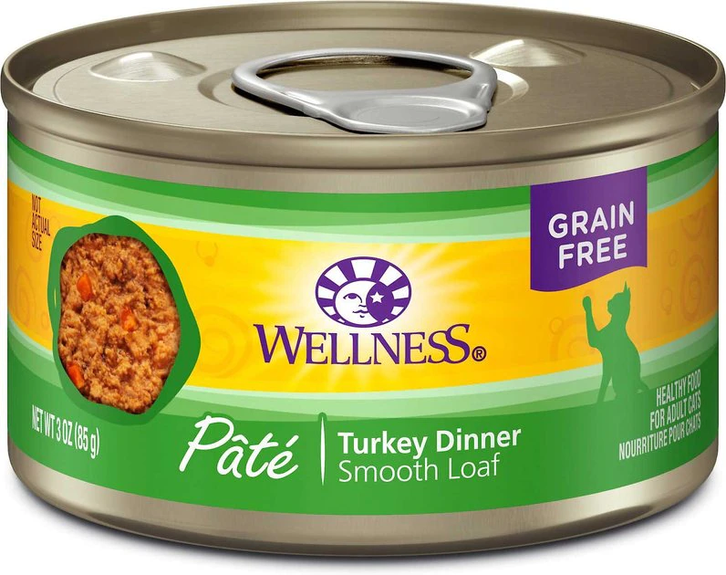 American Journey||Wellness American Journey Pate Turkey Recipe Grain-Free Canned Cat Food, 3-oz, case of 24 + Wellness Complete Health Turkey Formula Grain-Free Canned Cat Food, 3-oz, case of 24 7 American Journey||Wellness American Journey Pate Turkey Recipe Grain-Free Canned Cat Food, 3-oz, case of 24 + Wellness Complete Health Turkey Formula Grain-Free Canned Cat Food, 3-oz, case of 24 - Image 5