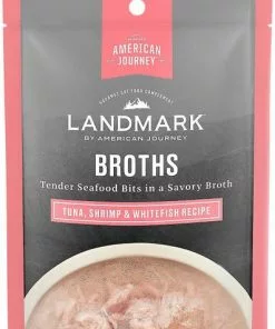 Tiki Cat||American Journey Tiki Cat Velvet Mousse Variety Pack Grain-Free Wet Cat Food, 2.8-oz pouch, case of 12 + American Journey Landmark Broths Tuna, Shrimp and Whitefish Recipe Wet Cat Food Complement Pouches, 1.4 oz case of 16 -American Journey Store 298552 PT3. SY630 V1623204462