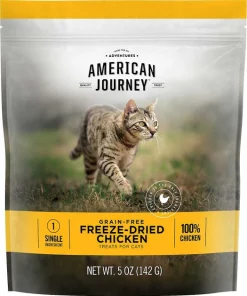 Wellness||American Journey Wellness CORE RawRev Grain-Free Indoor Recipe with Freeze-Dried Turkey Liver Dry Cat Food, 10-lb bag + American Journey 100% Chicken Freeze-Dried Grain-Free Cat Treats, 5-oz bag -American Journey Store 298718 PT4. SY630 V1623200858