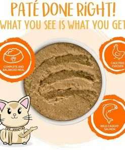 Weruva||American Journey Weruva Slide N' Serve Love Connection Chicken & Salmon Dinner Pate Grain-Free Cat Food Pouches, 5.5-oz pouch, case of 12 + American Journey 100% Chicken Freeze-Dried Grain-Free Cat Treats, 5-oz bag -American Journey Store 298768 PT4. SY630 V1623203573