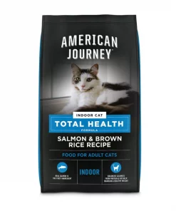American Journey Indoor Cat Total Health Formula Salmon & Brown Rice Recipe Dry Cat Food, 15lb bag