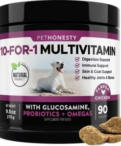 American Journey||PetHonesty American Journey Active Life Formula Beef, Brown Rice & Vegetables Recipe Dry Food + PetHonesty 10-for-1 Multivitamin with Glucosamine Soft Chews Dog Supplement -American Journey Store 301698 PT4. SY630 V1622641054