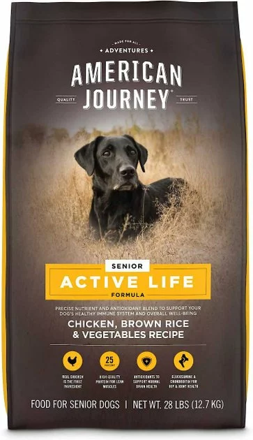 American Journey Active Life Formula Senior Chicken, Brown Rice & Vegetables Recipe Dry Food + Poultry & Beef Variety Pack Grain-Free Canned Dog Food 4 American Journey Active Life Formula Senior Chicken, Brown Rice & Vegetables Recipe Dry Food + Poultry & Beef Variety Pack Grain-Free Canned Dog Food - Image 2