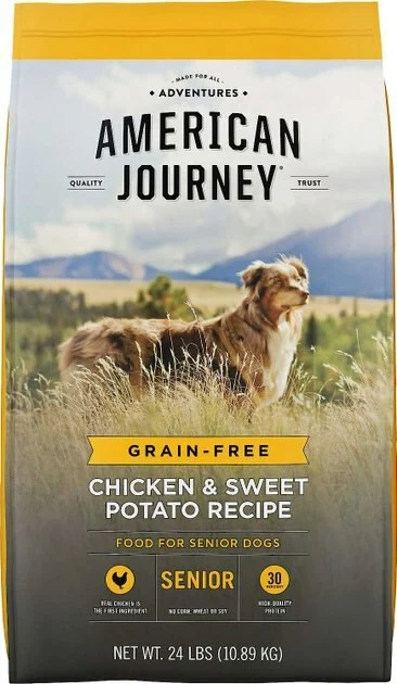 American Journey Senior Chicken & Sweet Potato Recipe Grain-Free Dry Food + Poultry & Beef Variety Pack Grain-Free Canned Dog Food 4 American Journey Senior Chicken & Sweet Potato Recipe Grain-Free Dry Food + Poultry & Beef Variety Pack Grain-Free Canned Dog Food - Image 2
