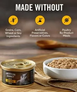 American Journey Senior Pate Chicken & Beef Recipe Canned Cat Food 11 American Journey Senior Pate Chicken & Beef Recipe Canned Cat Food -American Journey Store 330849 PT2. SY630 V1641843471