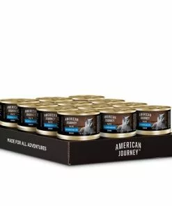 American Journey Senior Pate Salmon Recipe Canned Cat Food -American Journey Store 330853 PT6. SY630 V1637694105