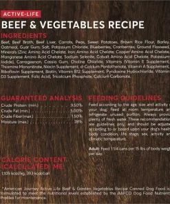 American Journey Active Life Formula Poultry & Beef Variety Pack Canned Dog Food + Beef, Brown Rice & Vegetables Recipe Dry Food -American Journey Store 516510 PT4. SY630 V1649376527