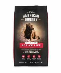 American Journey Active Life Formula Poultry & Beef Variety Pack Canned Dog Food + Beef, Brown Rice & Vegetables Recipe Dry Food -American Journey Store 516510 PT5. SY630 V1649371656
