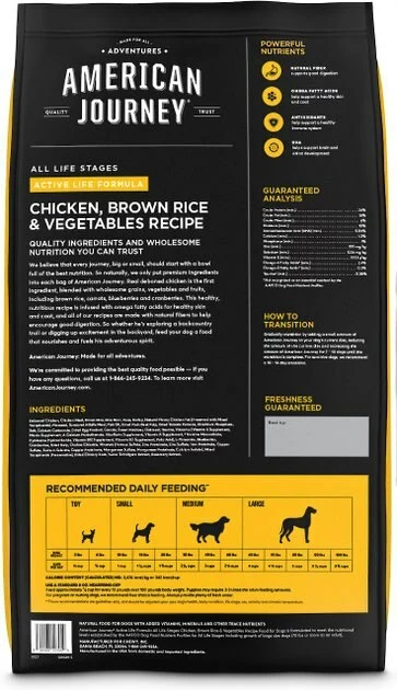 American Journey Active Life Formula Chicken & Garden Vegetables Recipe Canned Dog Food + Chicken, Brown Rice & Vegetables Recipe Dry Food 9 American Journey Active Life Formula Chicken & Garden Vegetables Recipe Canned Dog Food + Chicken, Brown Rice & Vegetables Recipe Dry Food - Image 7