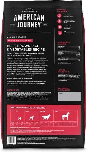 American Journey Active Life Formula Beef & Garden Vegetables Recipe Canned Dog Food + Beef, Brown Rice & Vegetables Recipe Dry Food 9 American Journey Active Life Formula Beef & Garden Vegetables Recipe Canned Dog Food + Beef, Brown Rice & Vegetables Recipe Dry Food - Image 7