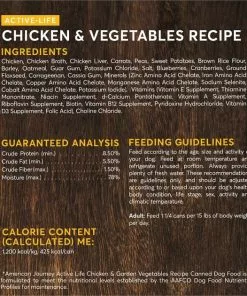 American Journey Active Life Formula Chicken & Garden Vegetables Recipe Canned Food + Chicken, Brown Rice & Vegetables Recipe Dry Dog Food, 4-lb bag -American Journey Store 570014 PT3. SY630 V1657660051