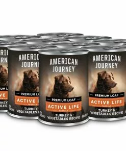 American Journey Active Life Formula Turkey & Garden Vegetables Recipe Canned Food + Salmon, Brown Rice & Vegetables Recipe Dry Dog Food -American Journey Store 570038 PT1. SY630 V1657660051