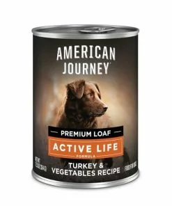 American Journey Active Life Formula Turkey & Garden Vegetables Recipe Canned Food + Salmon, Brown Rice & Vegetables Recipe Dry Dog Food -American Journey Store 570038 PT2. SY630 V1657660051