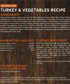 American Journey Active Life Formula Turkey & Garden Vegetables Recipe Canned Food + Salmon, Brown Rice & Vegetables Recipe Dry Dog Food -American Journey Store 570038 PT3. SY630 V1657660051